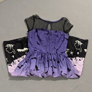 Vintage Style A-line Halloween Midi-Dress